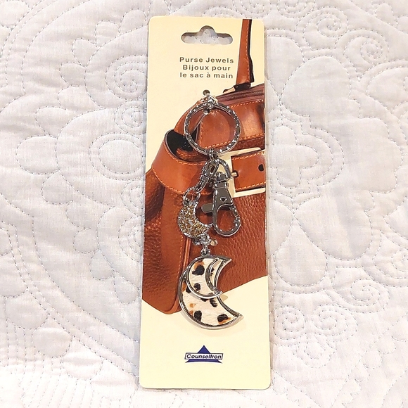 2/$10 Moon Purse Charms or Fancy Keychain NWT - Picture 1 of 4